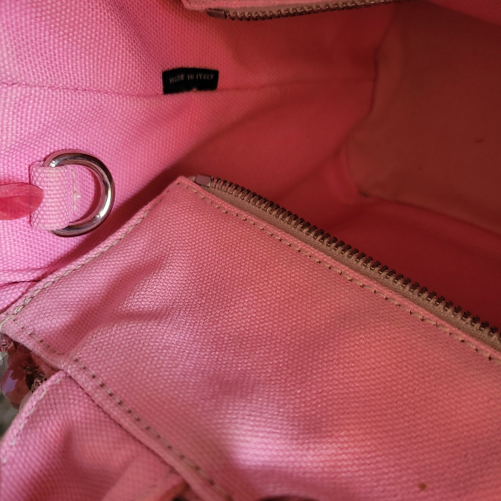 Prada Pink Basket Bag with Sequin Details - Picture 11 of 13